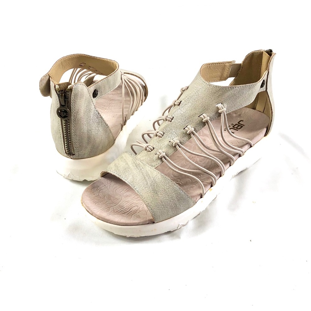 Jambu Aruba Vegan Sandals Zipper Sz 8